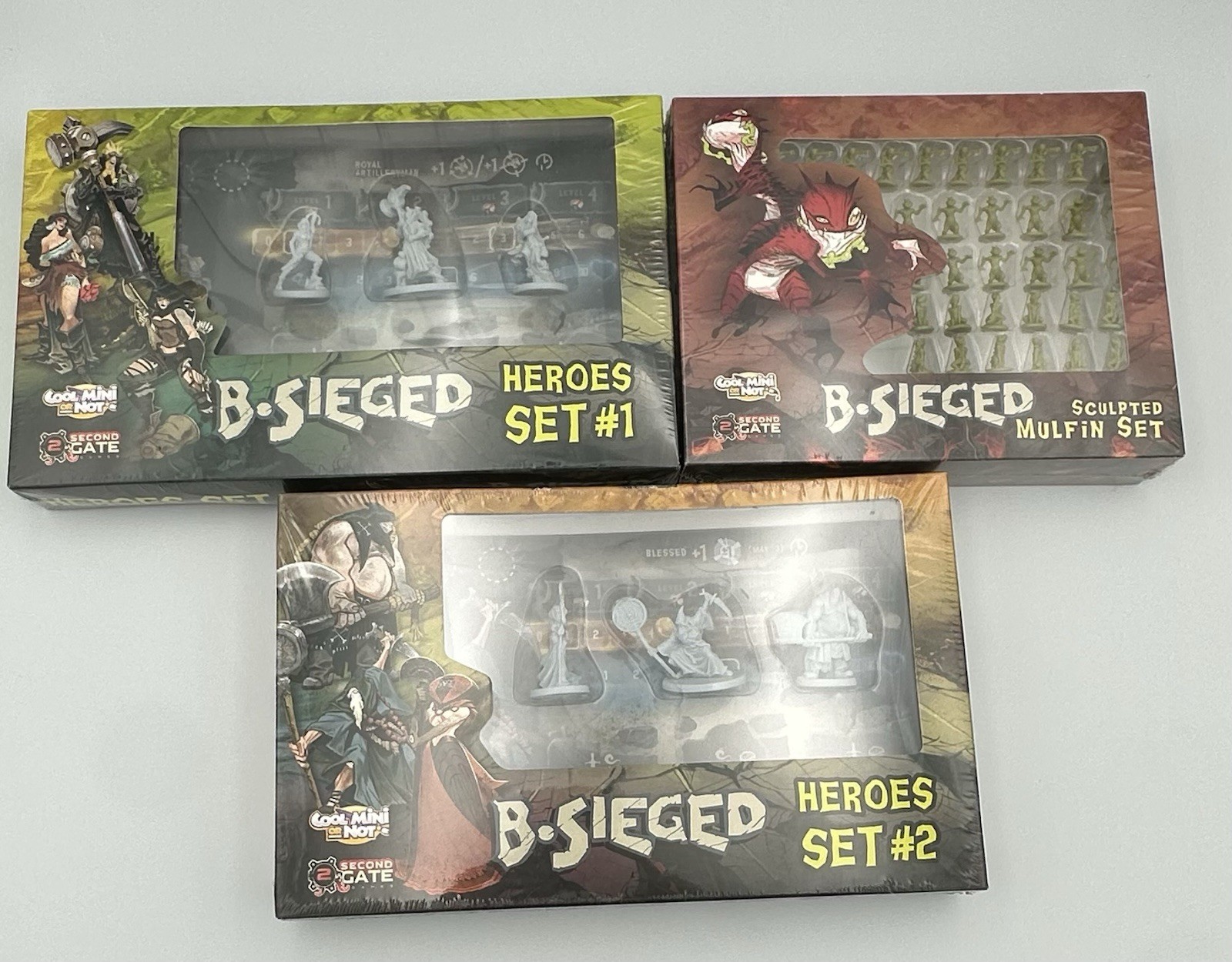 B-SIEGED Expansion Lot! Darkness & Fury, Heroe’s #1 and #2, Mulfin Set!