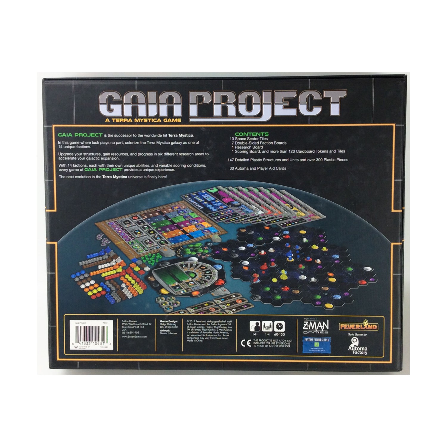 Z-Man Gaia Project w/Broken Token Insert VG+/NM