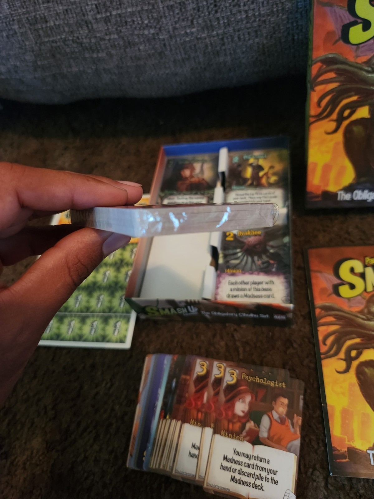 **Open Box But NEW – Smash Up The Obligatory Cthulhu Expansion Game – AEG