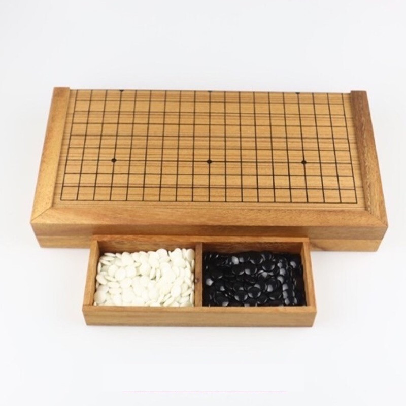 12″ Go Game Wooden Chinese Board Game Complete Set Included Stones, Boxes DHL