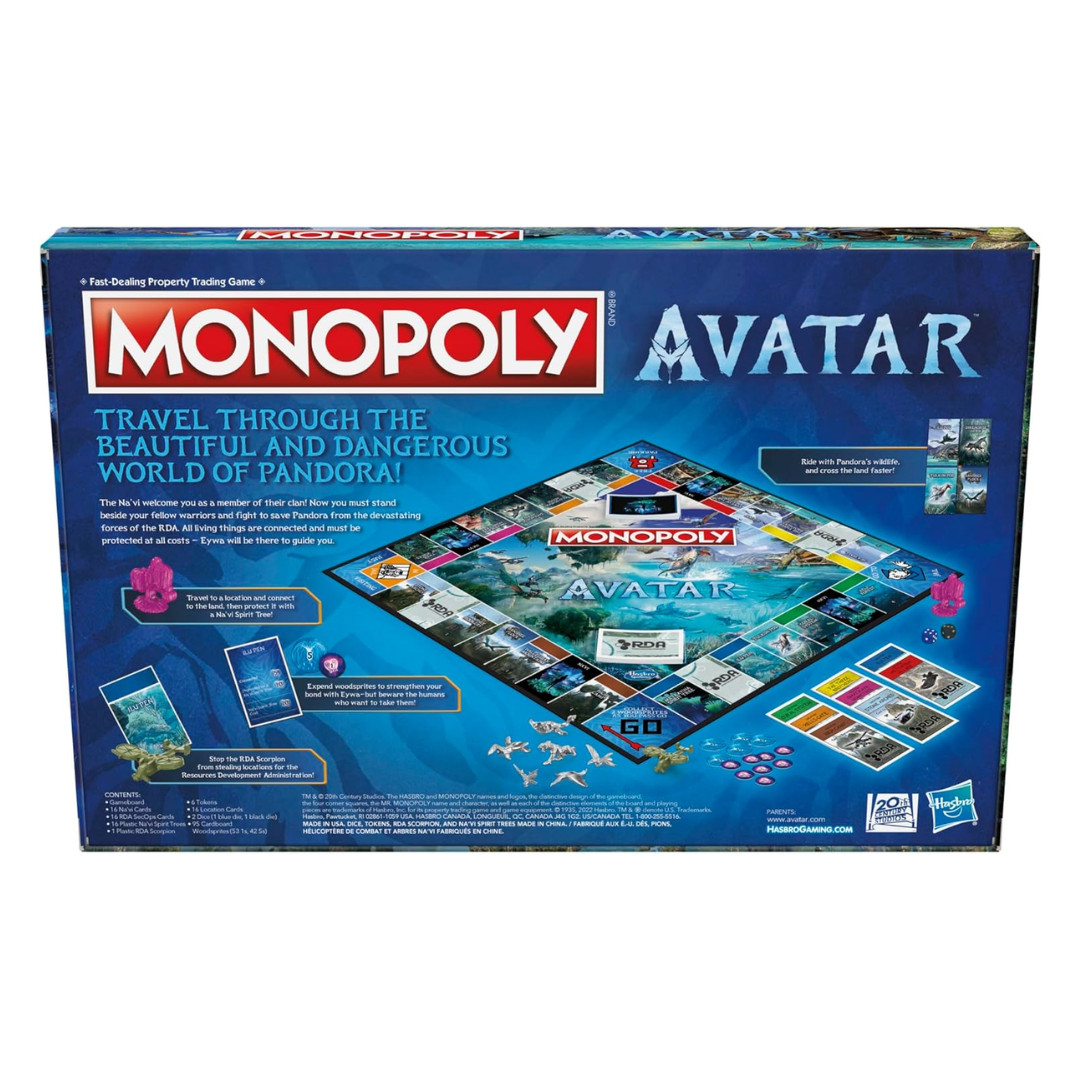 Monopoly Avatar Edition Board Game HASBRO Defend Pandora against the RDA Sealed