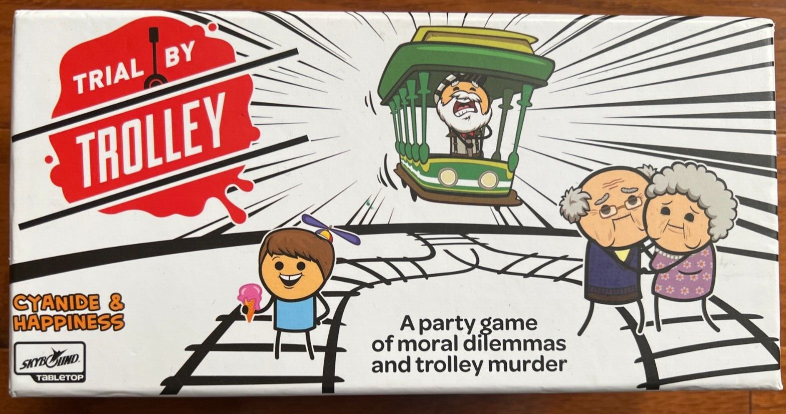 Skybound Trial by Trolley Moral Dilemma and Murder Party Game – SKY4214