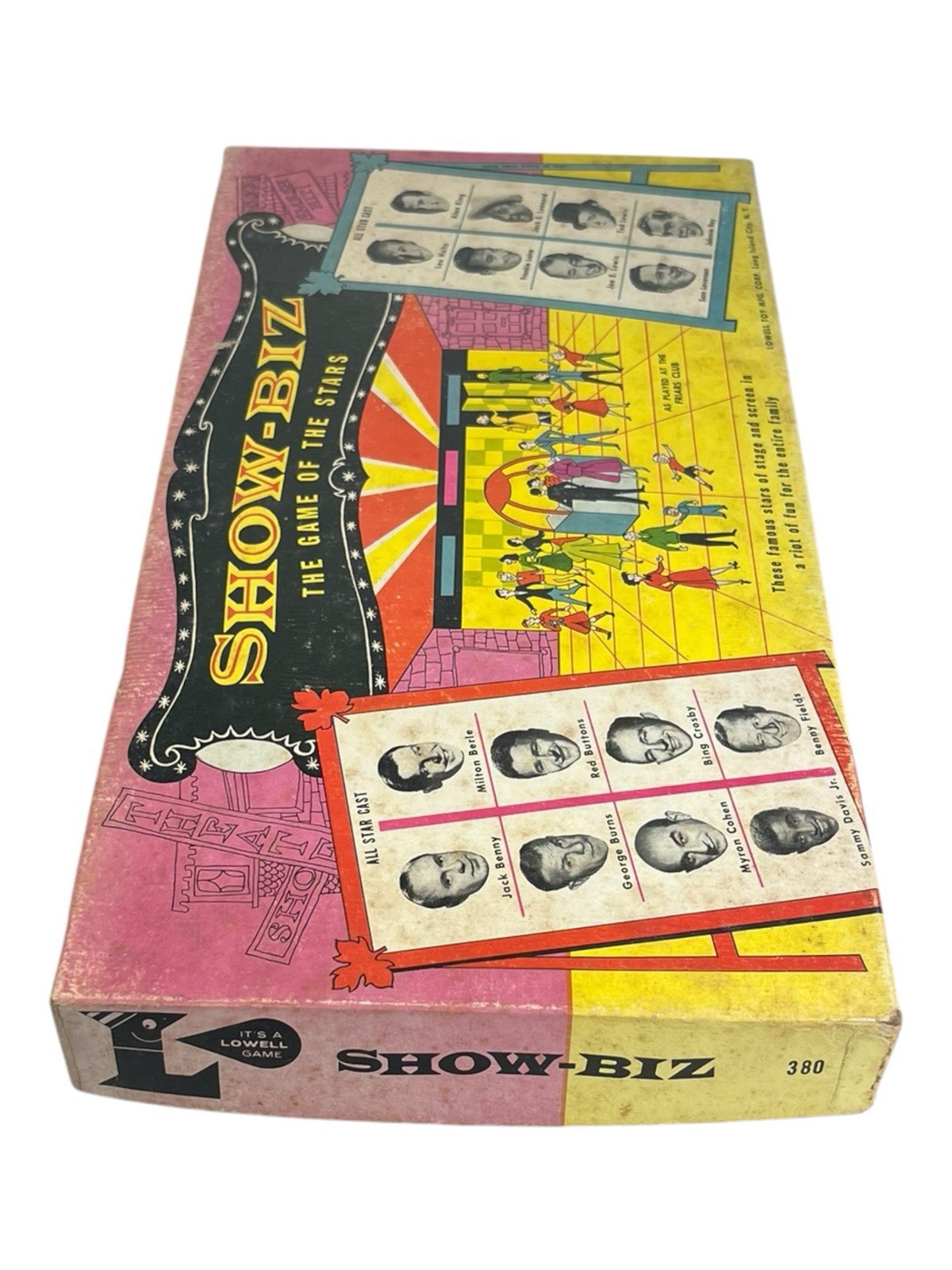 Vintage 1958 Show-Biz Boardgame: The Game of the Stars Lowell Toy Mfg:
