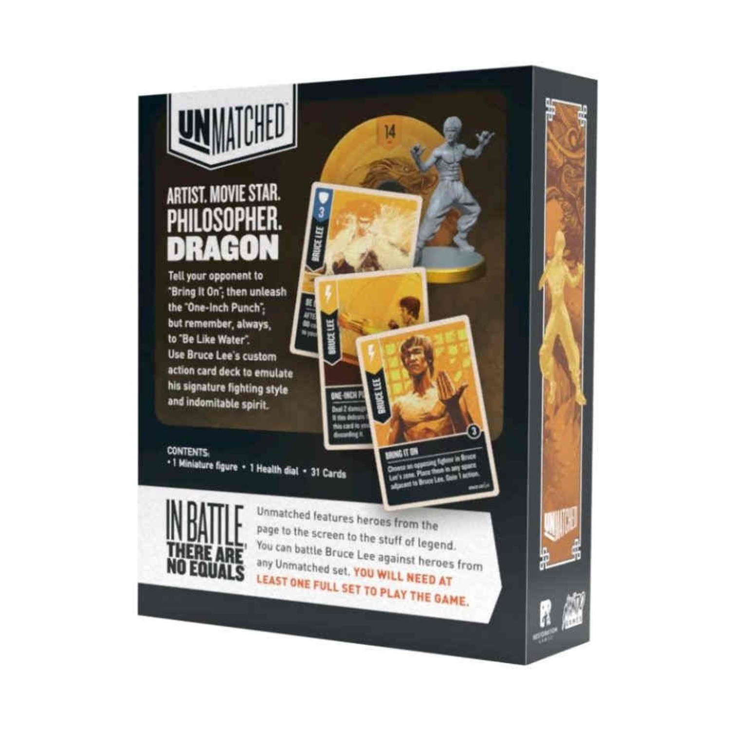 Restoration Games Unmatched Bruce Lee Boxed Game EX/NM