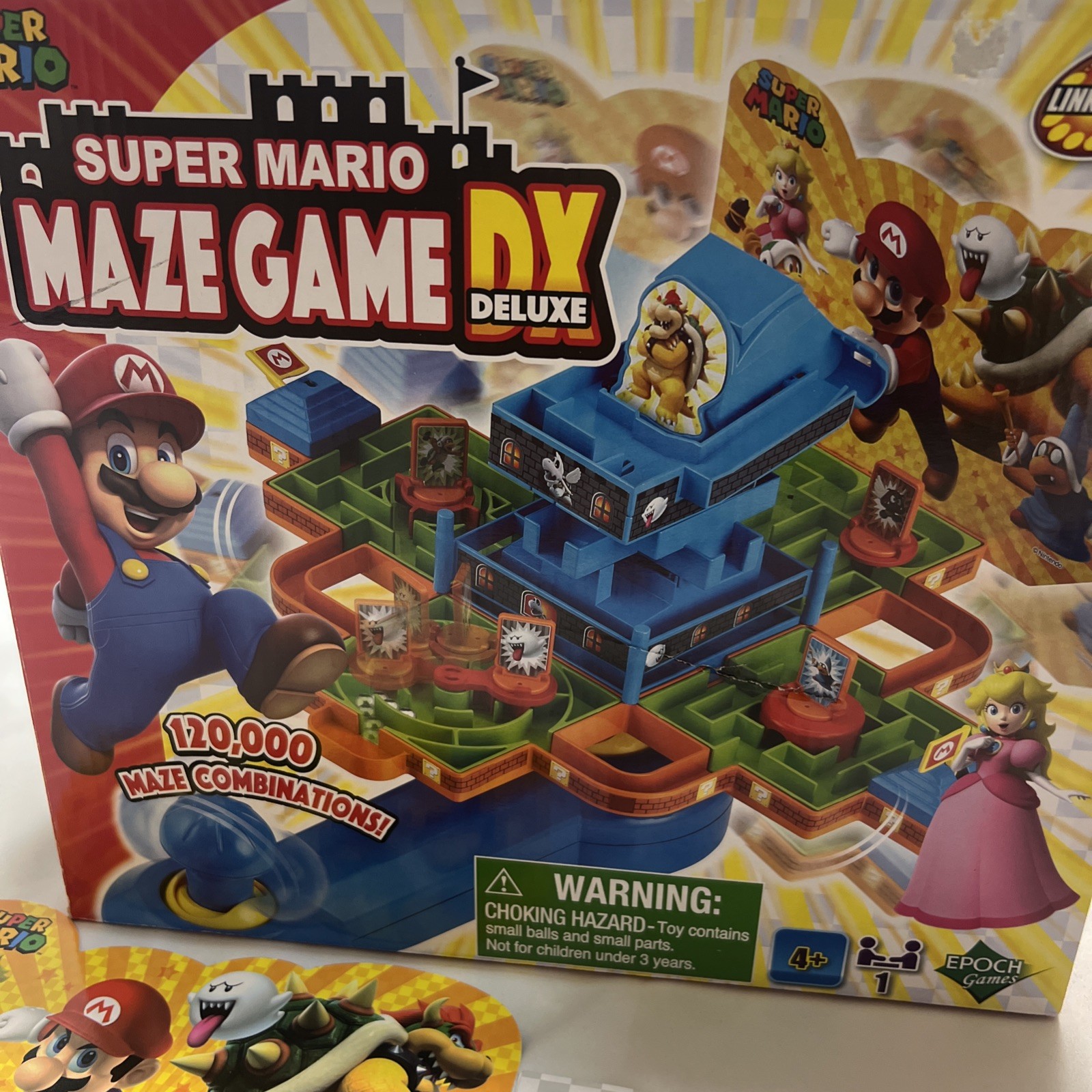 Epoch Games Super Mario Adventure DX Tabletop Skill and Action Game.