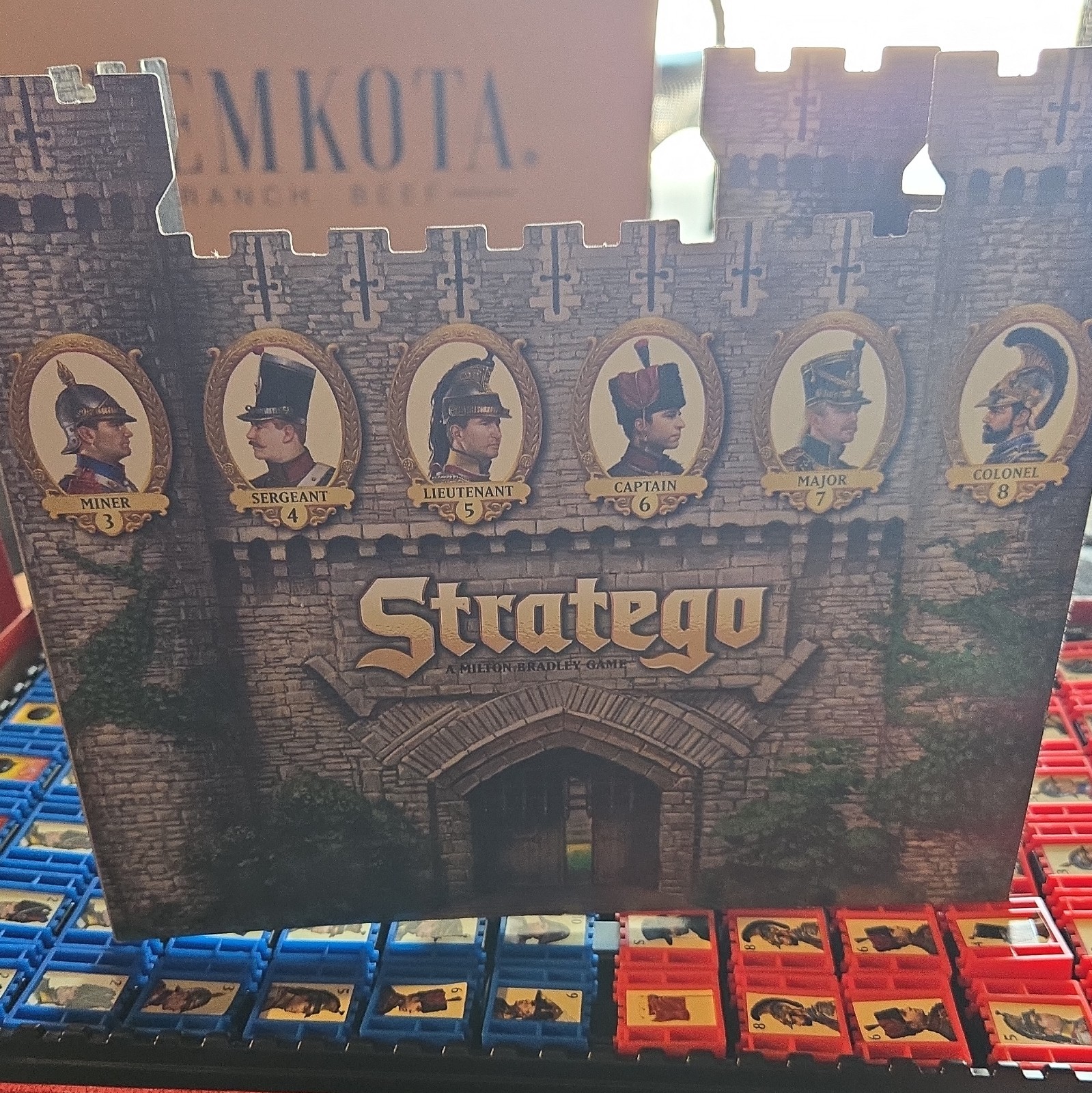 Milton Bradley Stratego Board Game Complete 2P 8+ 1996 80 Pieces MPN 4714