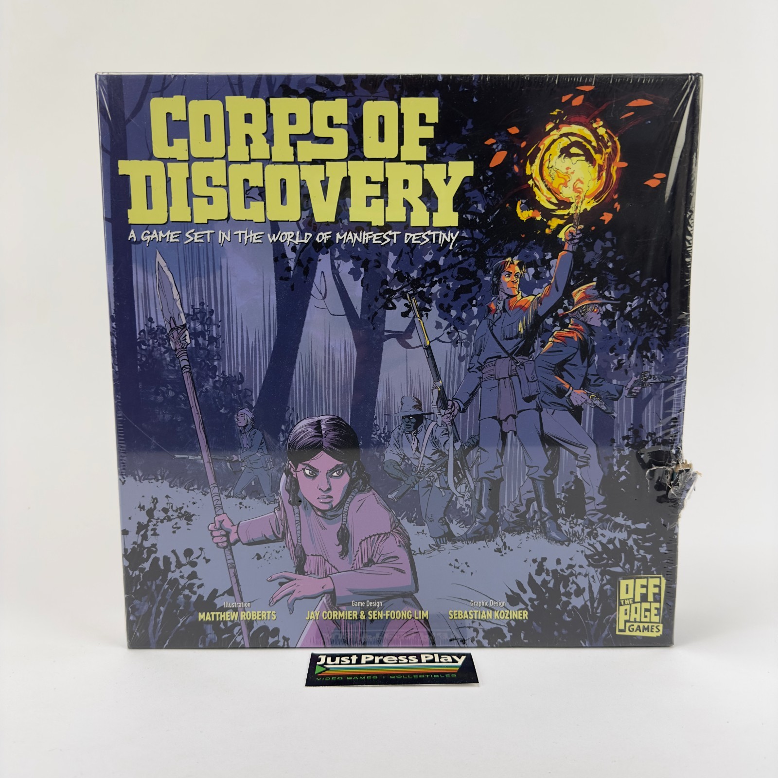 New Factory Sealed ‘Corps of Discovery’ Board Game in Damaged Box | Off The Page