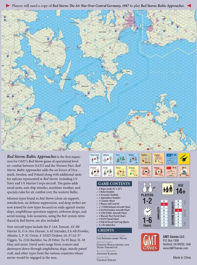 Red Storm: Baltic Approaches – The Air War Over the Baltic, 1987 by GMT SEALED
