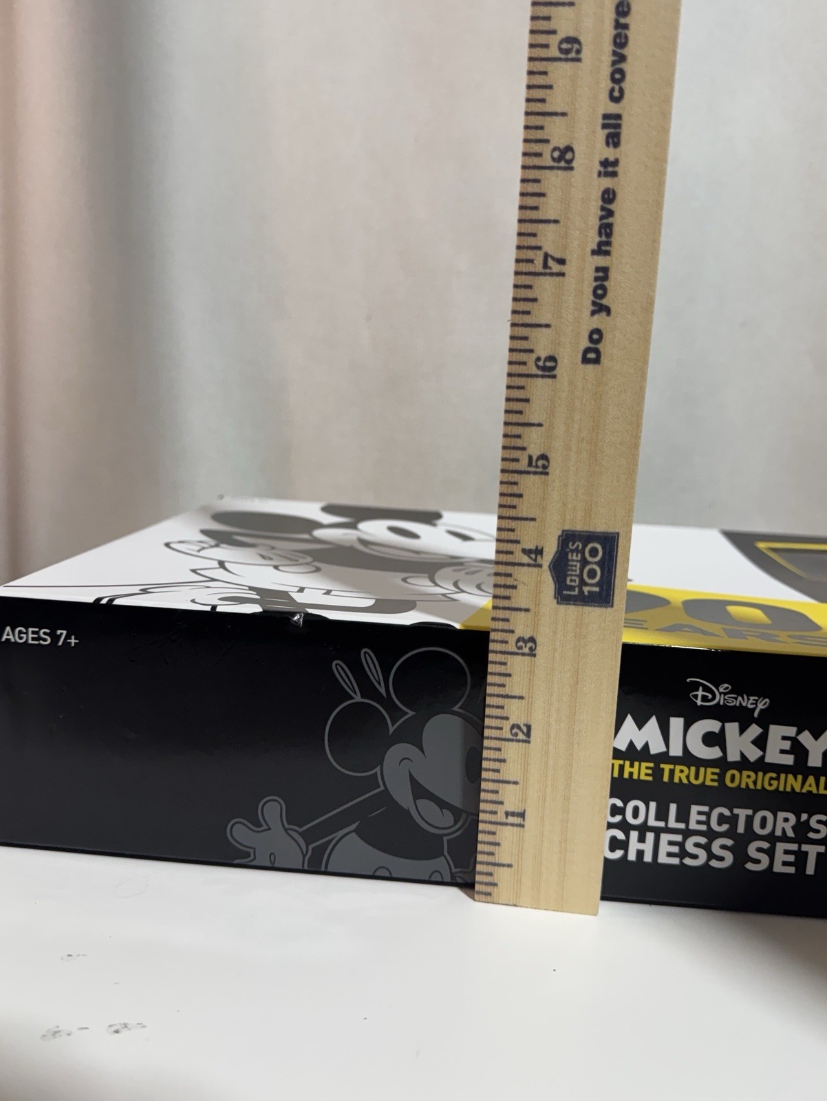 Disney Mickey: The True Original Collector’s Chess Set Ages 7+ Pre-owned
