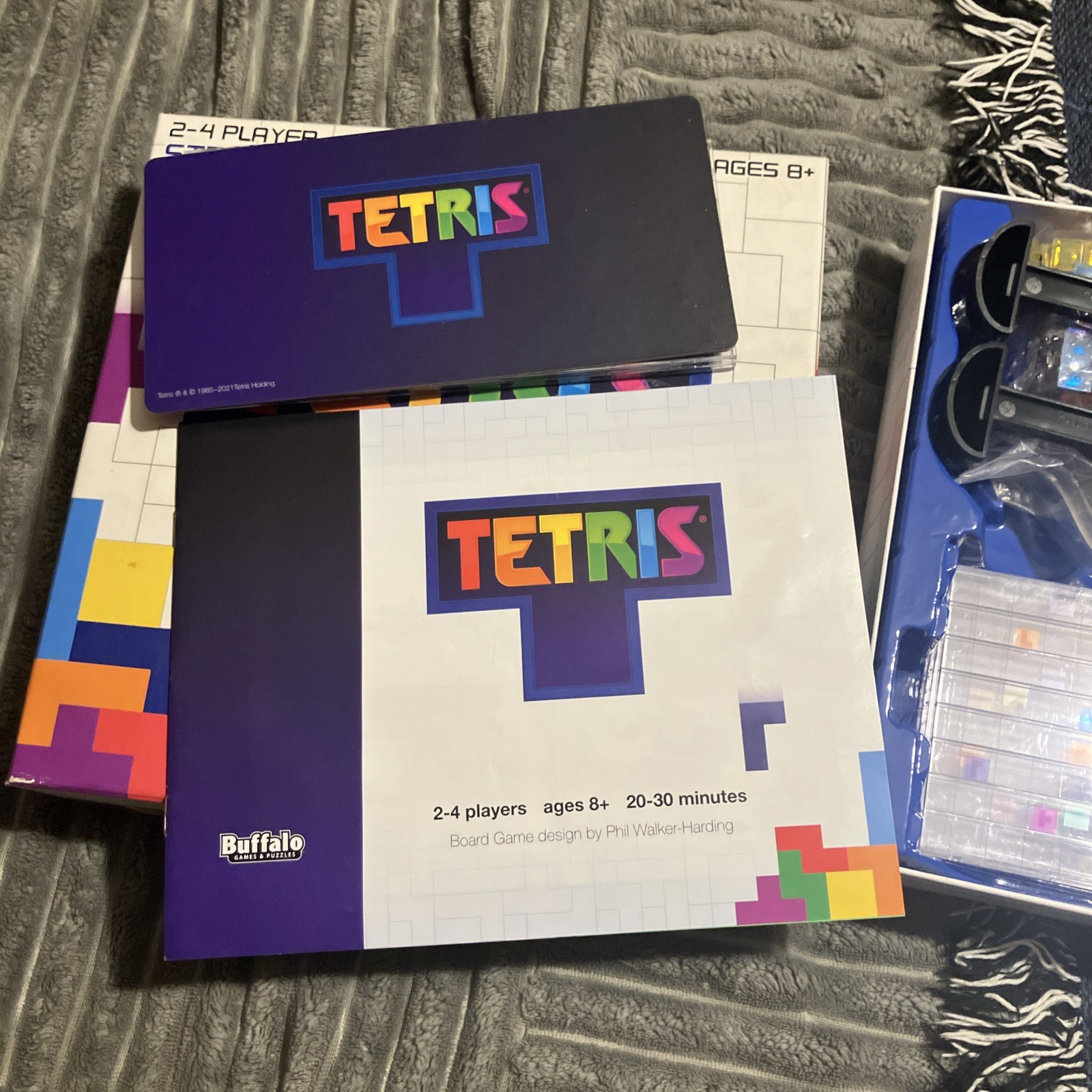 Strategy Game – Tetris Board Game – Buffalo Games & Puzzles – Complete-