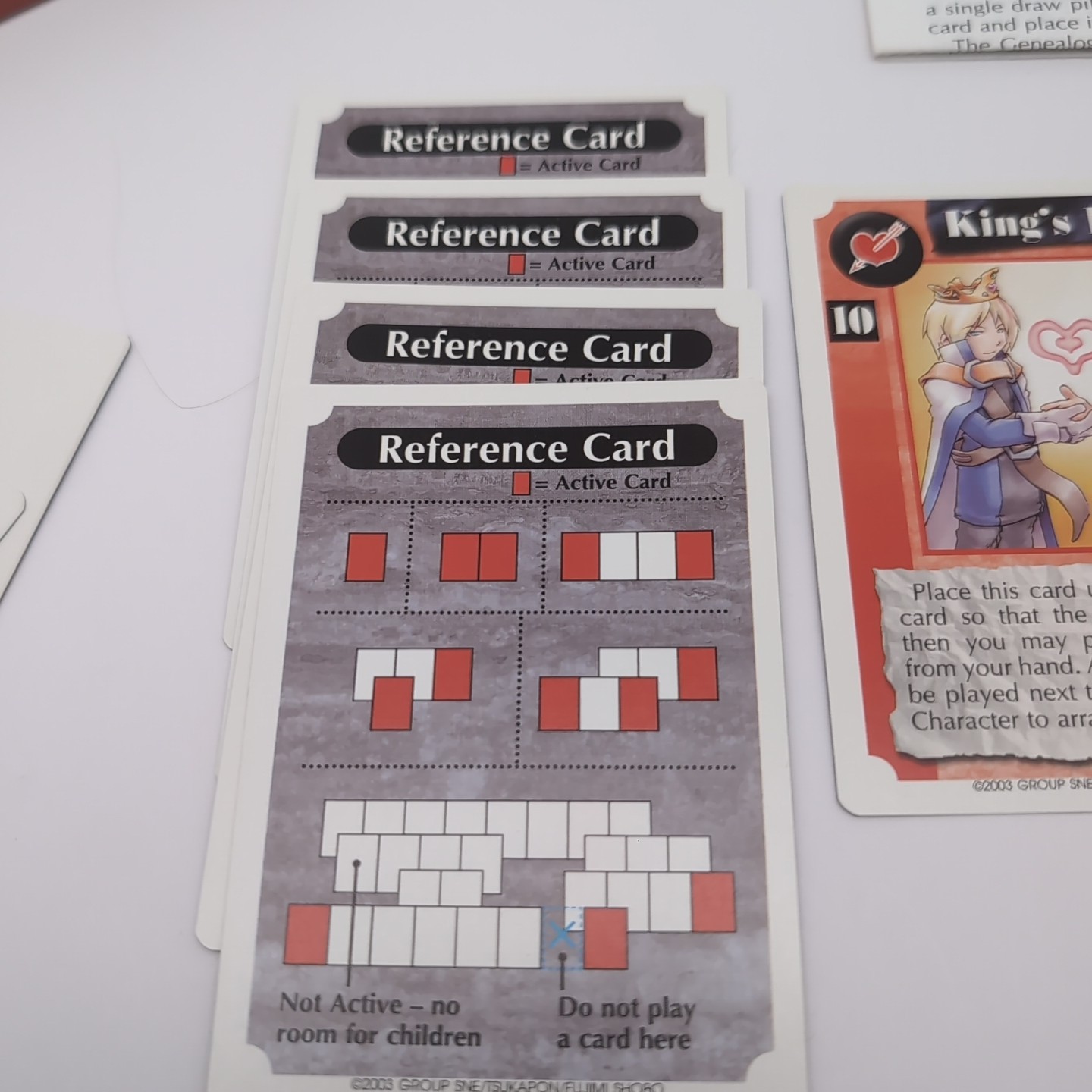 King’s Blood Card Game – Steve Jackson Games – RARE 2003 100% Complete Nice