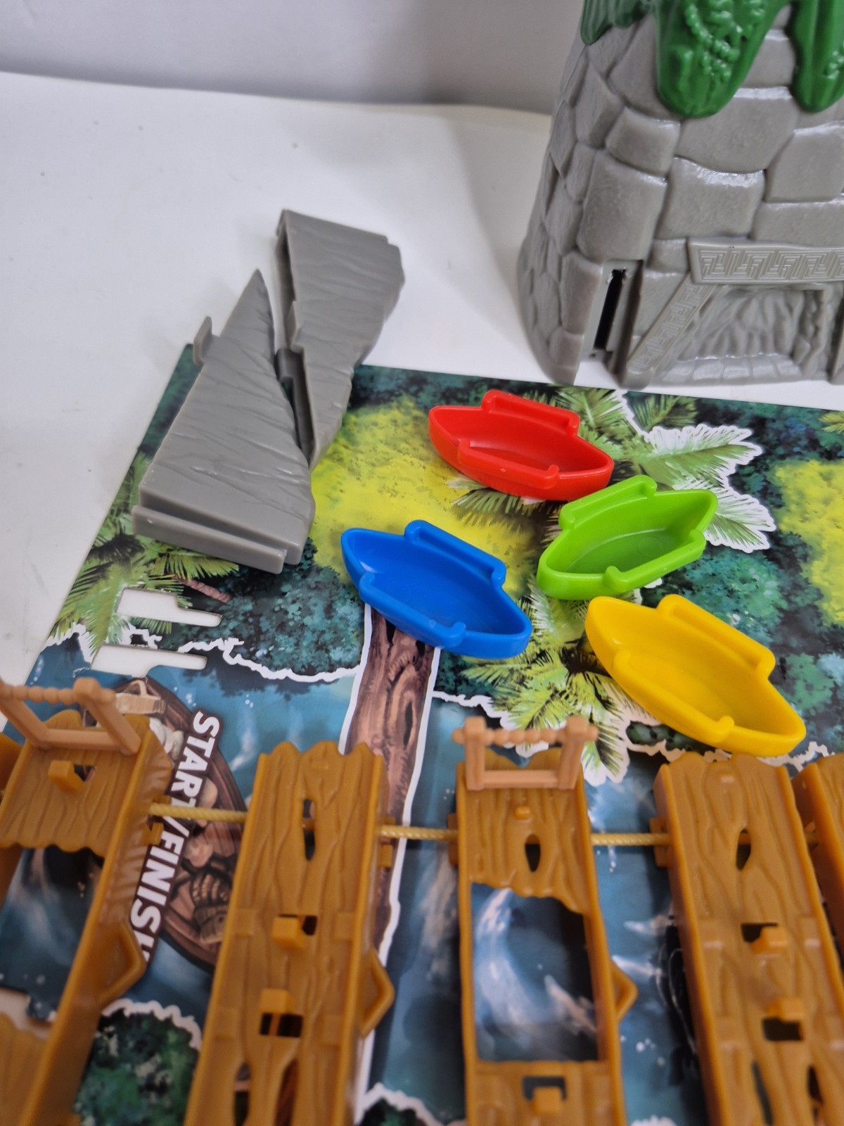 Hasbro Forbidden Bridge Board Game 2021 Complete But Some Replacement Parts READ