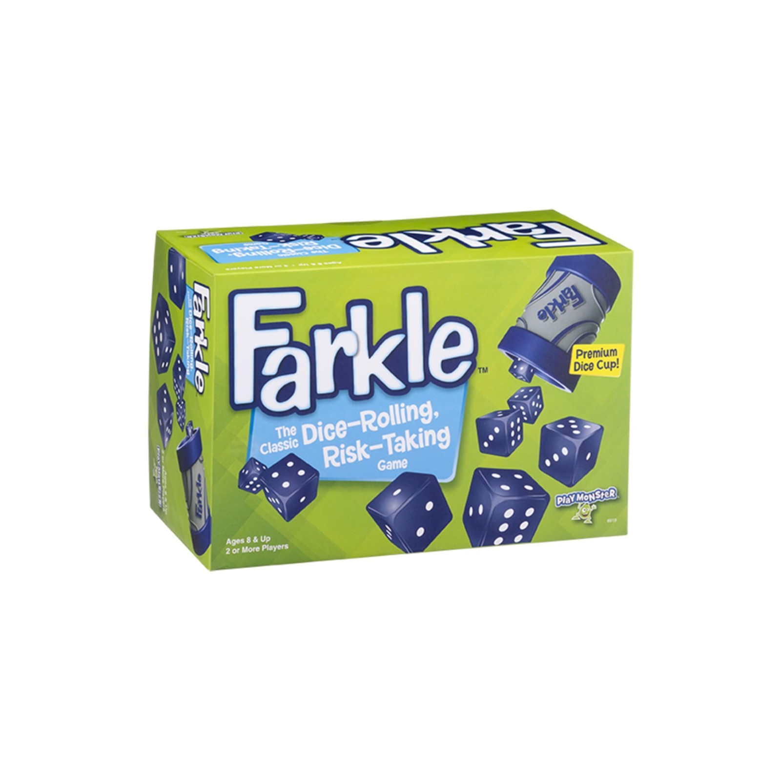 Classic Farkle Dice Game – Fun Family & Travel Game, Includes Dice Cup & Score S