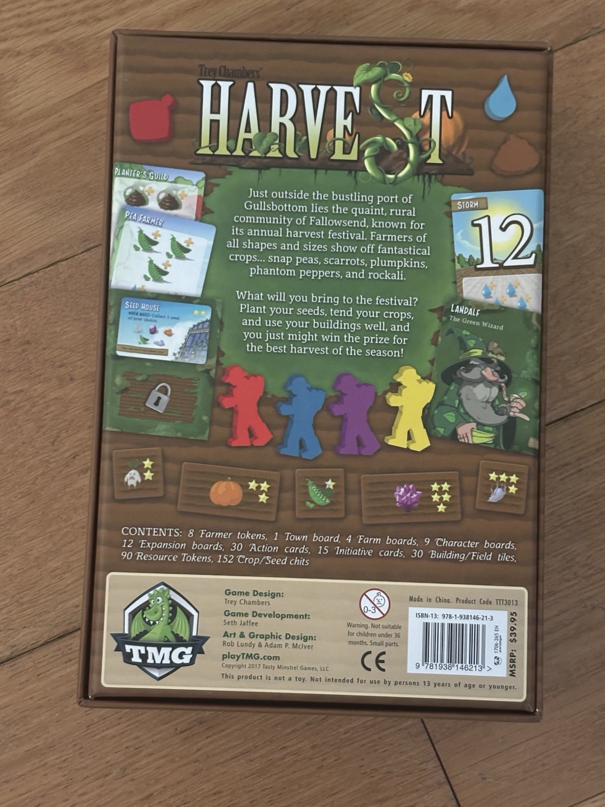 Harvest Board Game Rare Farming Trey Chambers TMG Farm