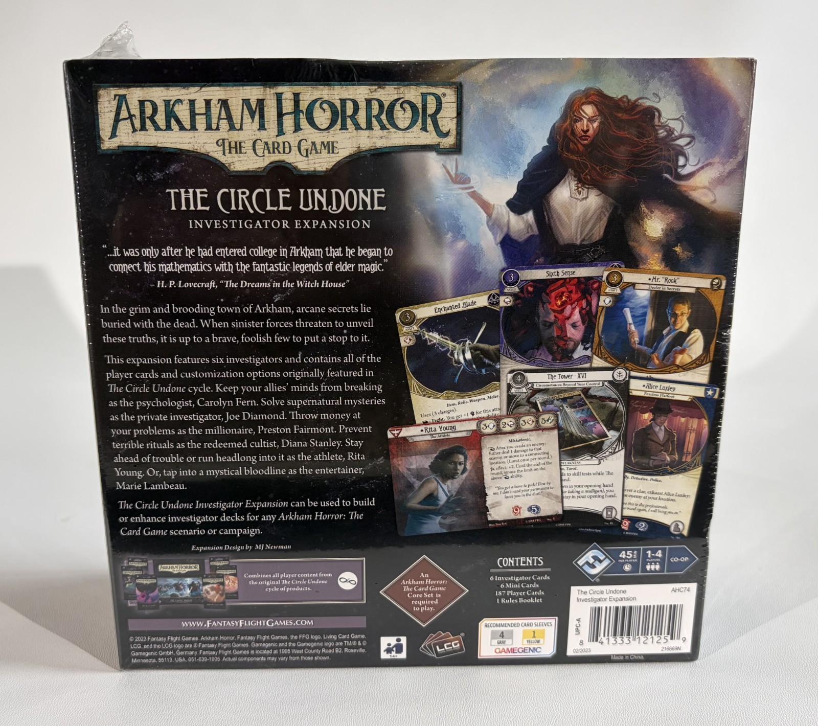Arkham Horror The Card Game The Circle Undone Investigator Expansion | NIS
