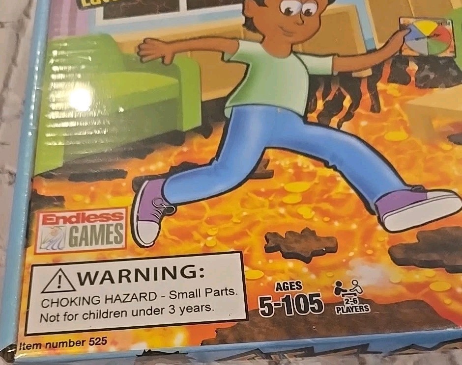 Endless Games, The Floor is Lava Interactive Board Game, Factory Sealed