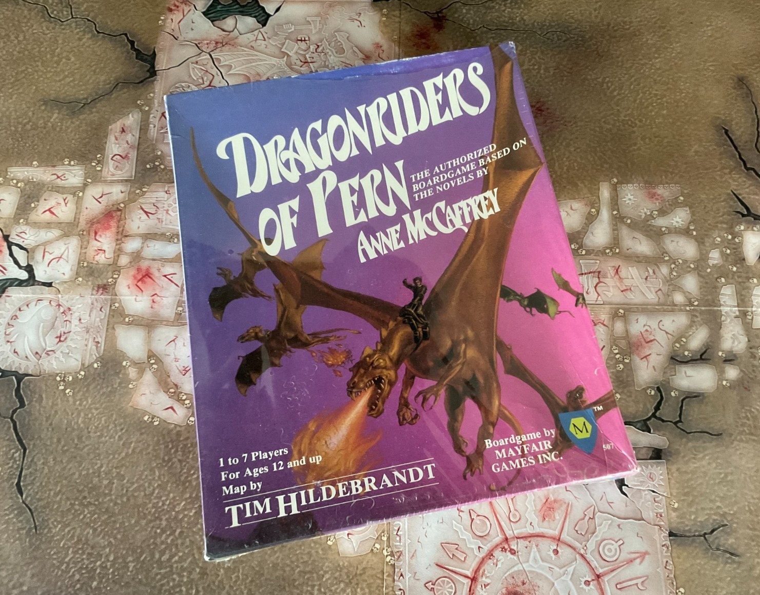 Mayfair Games Dragonriders of Pern Board Game in shrink box damaged MGI