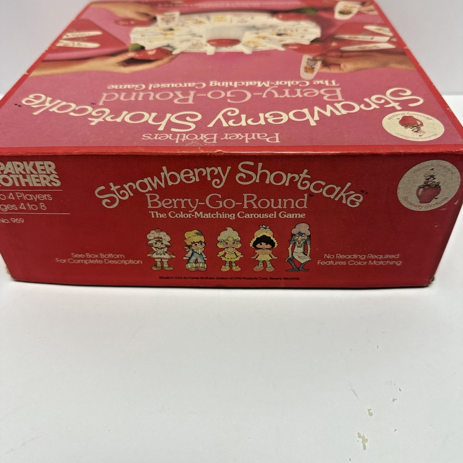 Strawberry Shortcake Berry Go Round VTG 1981 Board Game Parker Brothers