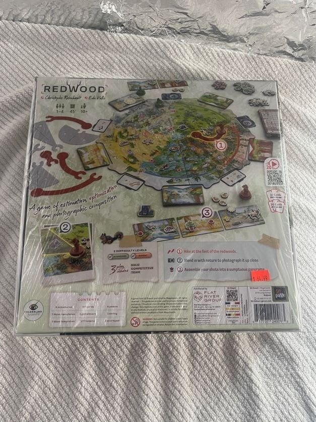 Redwood Strategy Board Game By Sit Down Games