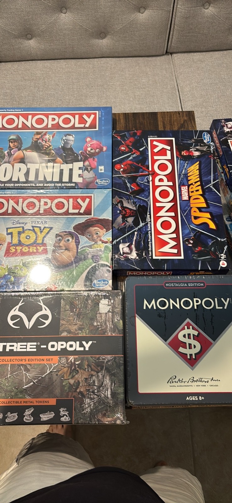LOT OF 33 NEW SEALED MONOPOLY GAMES