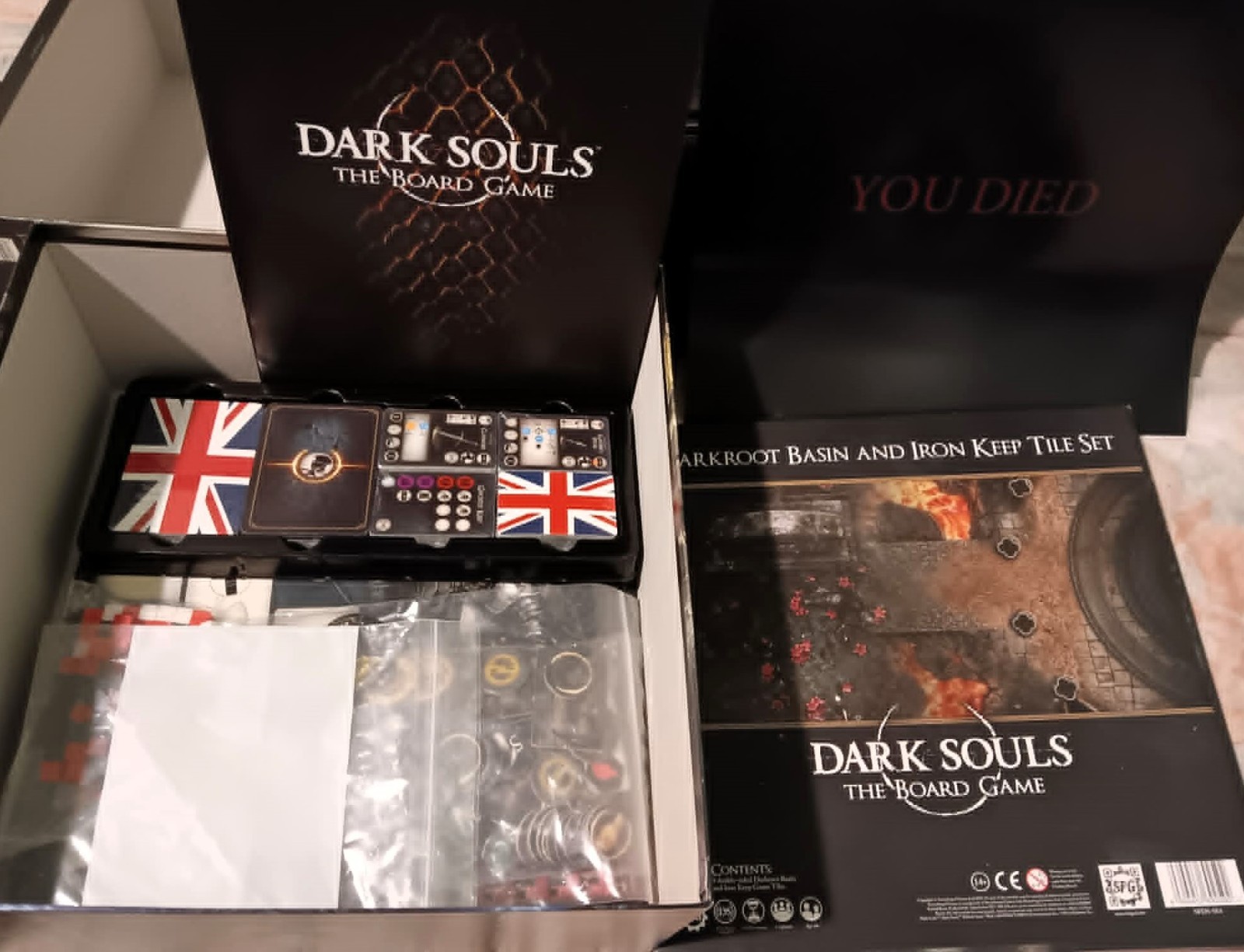Dark Souls Board Game with Expansions, Kickstarter, Never Played
