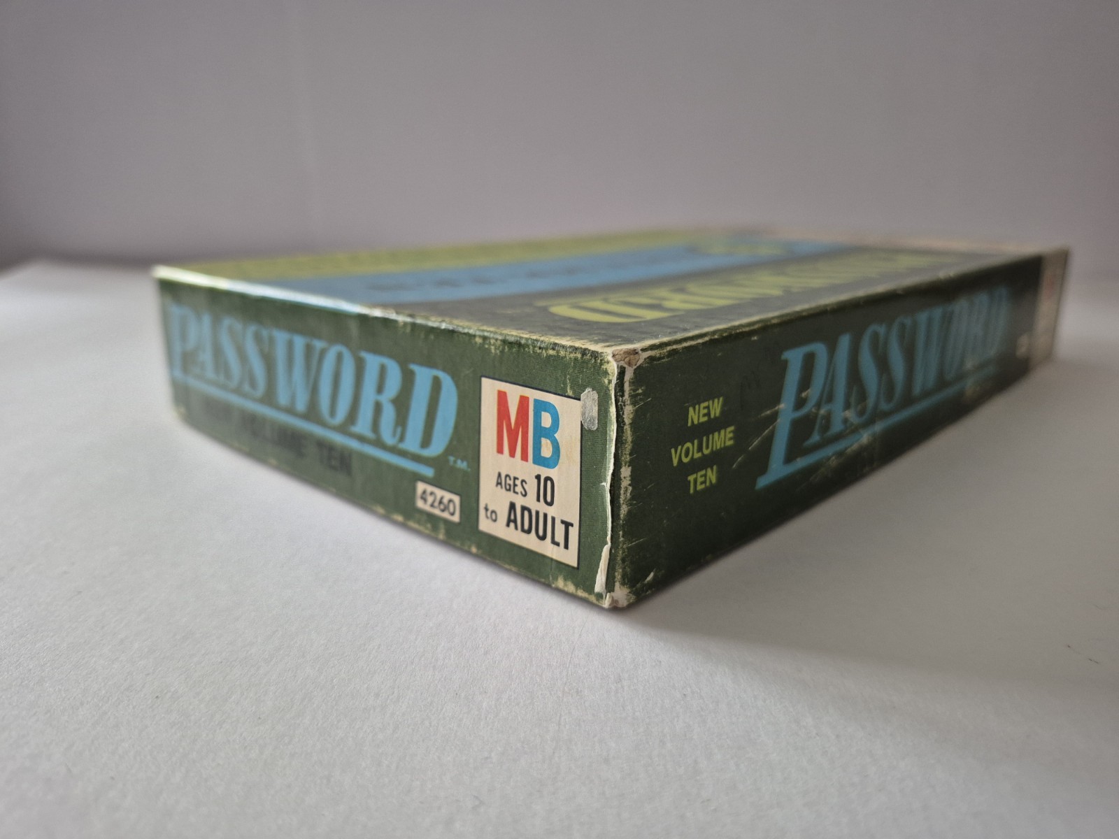 Vintage Password Board Game Volume Ten Milton Bradley 4260 Complete Score Pad