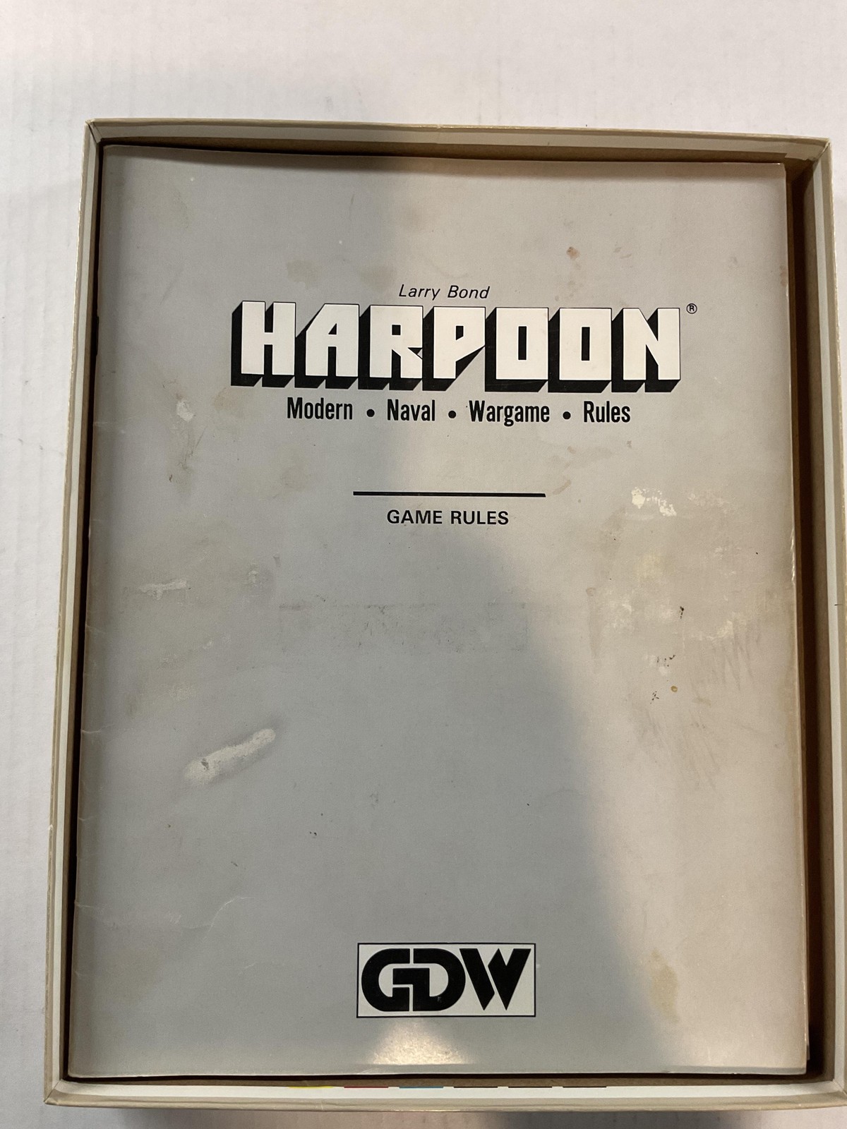 GDW Harpoon Modern Naval Wargame Complete Game 1987 United States Boxed Set