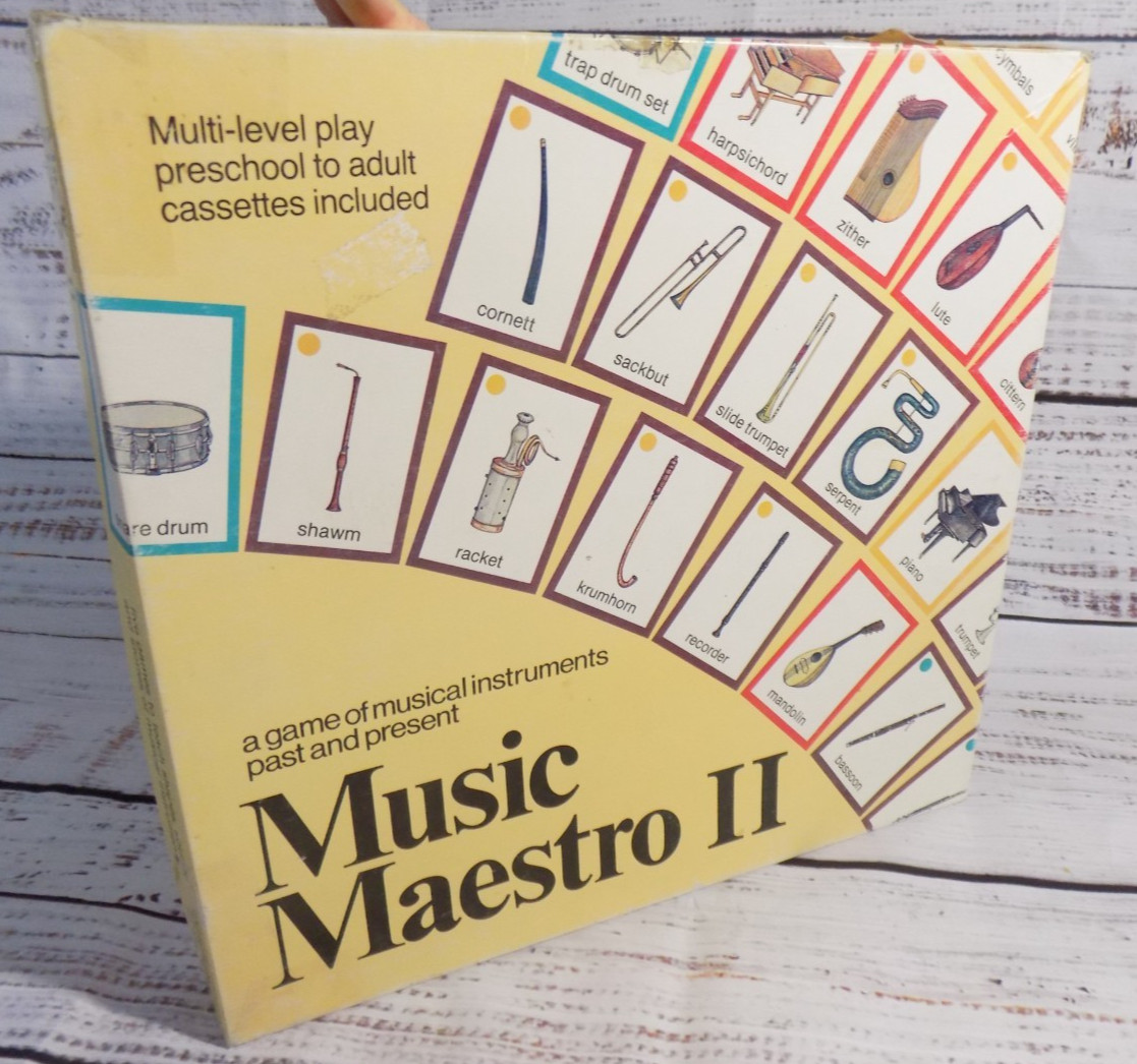 Vintage-Music Maestro II Board Game Musical Instruments Vintage 1992 Aristoplay