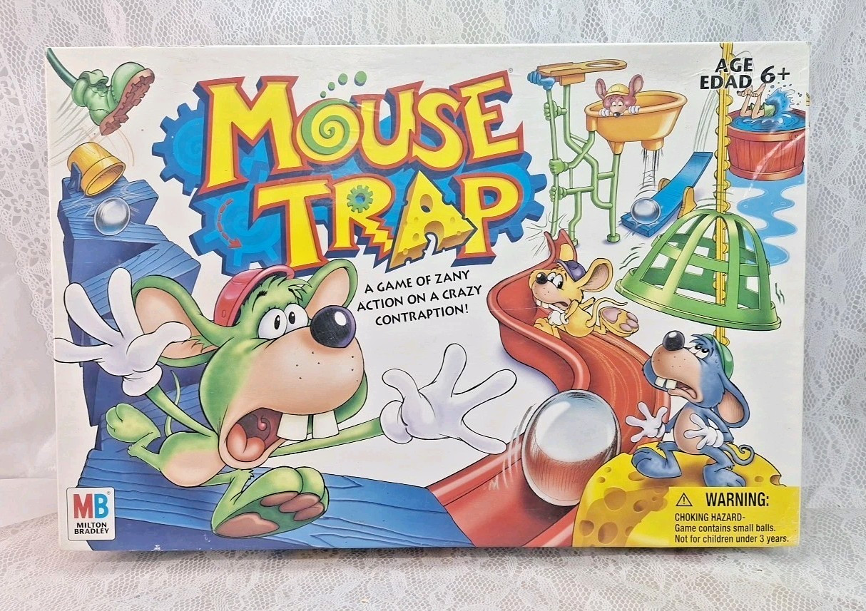 2005 Mouse Trap Board Game by Milton Bradley Complete Clean