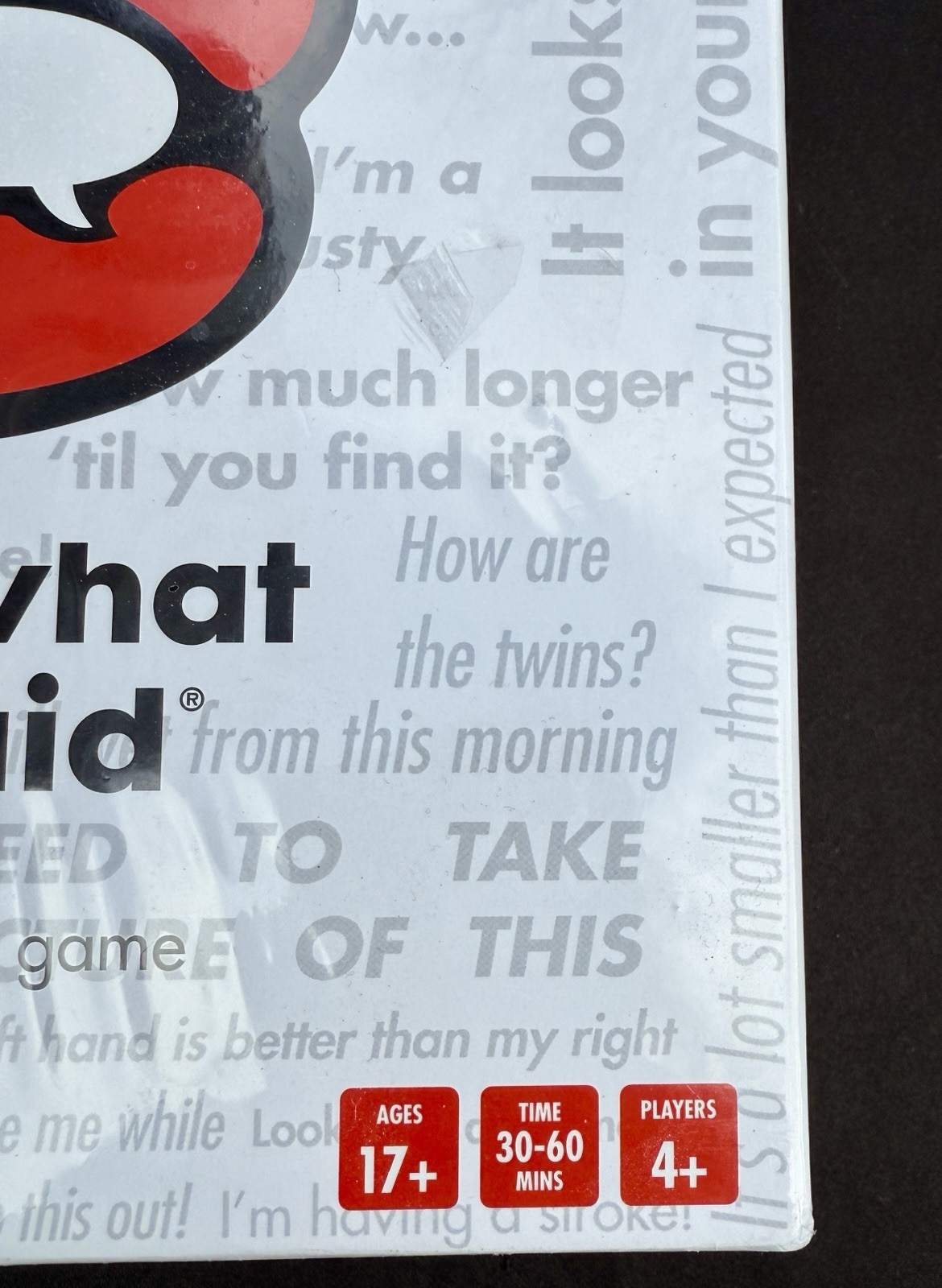 That’s What She Said Adult Party Game Base Set Twisted Innuendos NIB Sealed