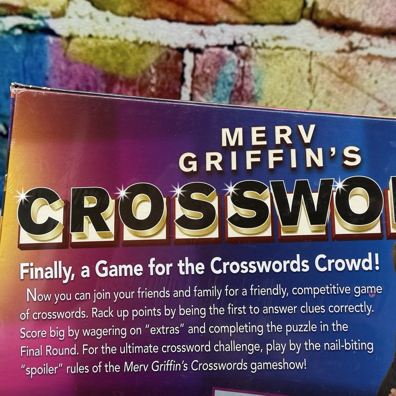 Merv Griffin’s CROSSWORDS Social Wordplay Board Game Adult Ages 12+ Sealed NEW!