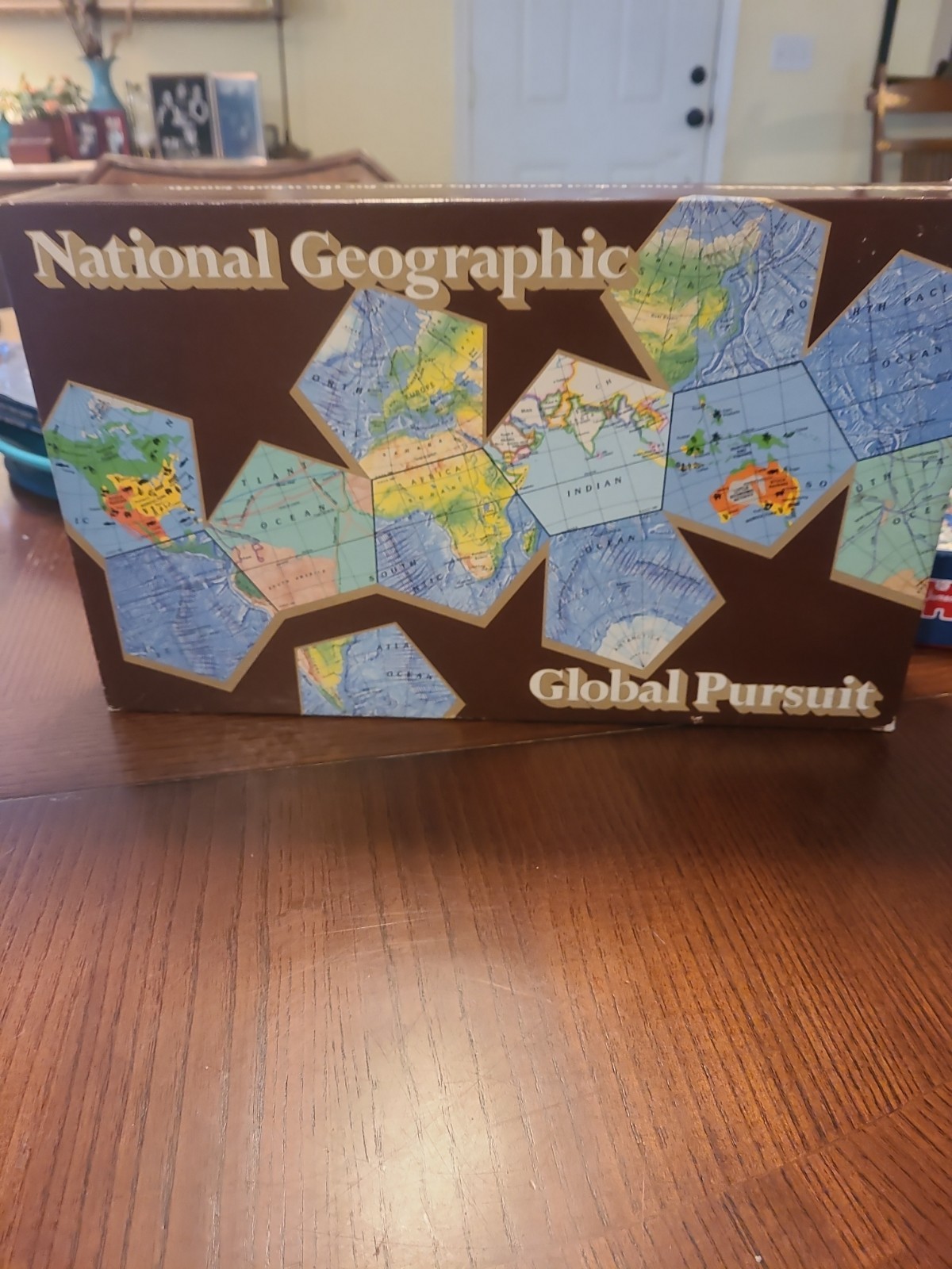 National Geographic Global Pursuit Vintage 1987 Geography Board Game