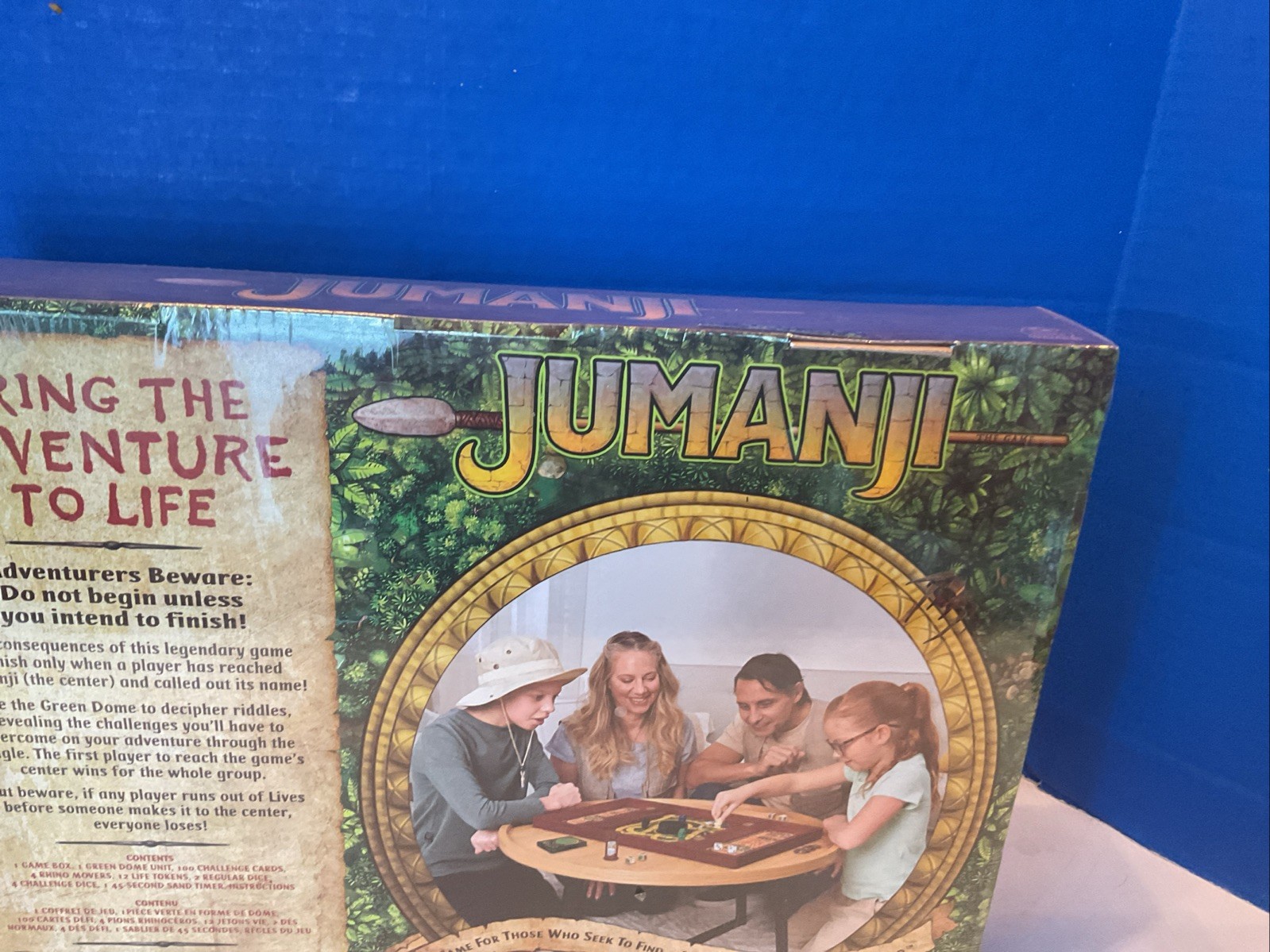 Jumanji 30th Anniversary Edition The Classic Family Board Game In Wood Box New