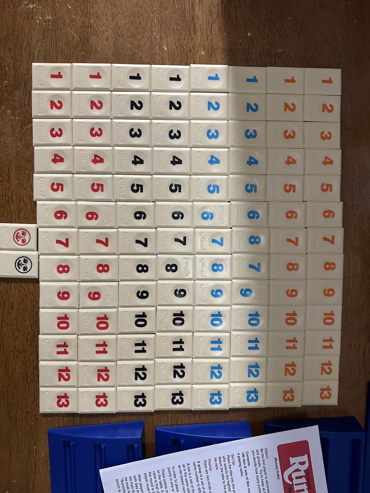 The Original Rummikub Game Classic Complete Pressman 2-4 Players 2015 #0400K