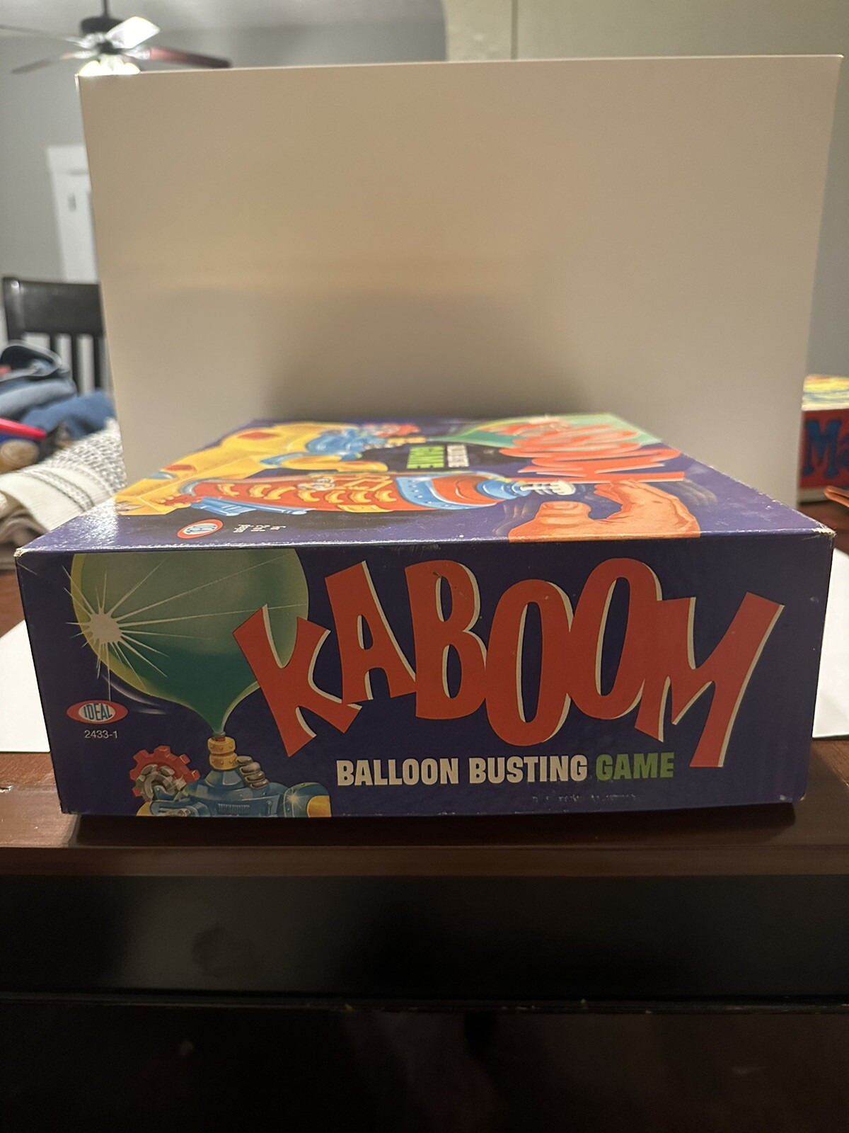 Kaboom Balloon Busting VTG Ideal Board Game 2433-1 OG First 1st Edition