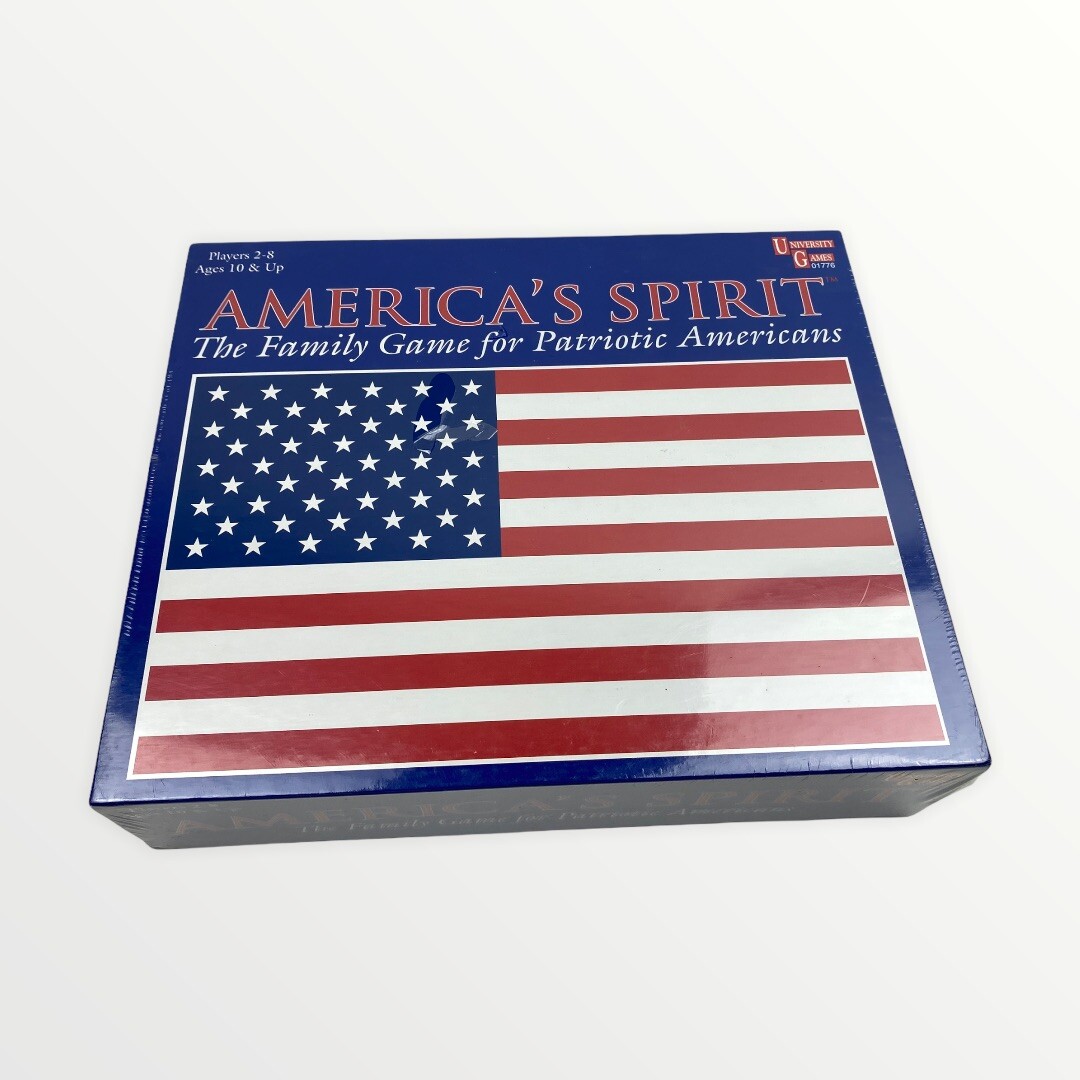 Americas Spirit Game Family Game University Games Patriotic 2001 NEW