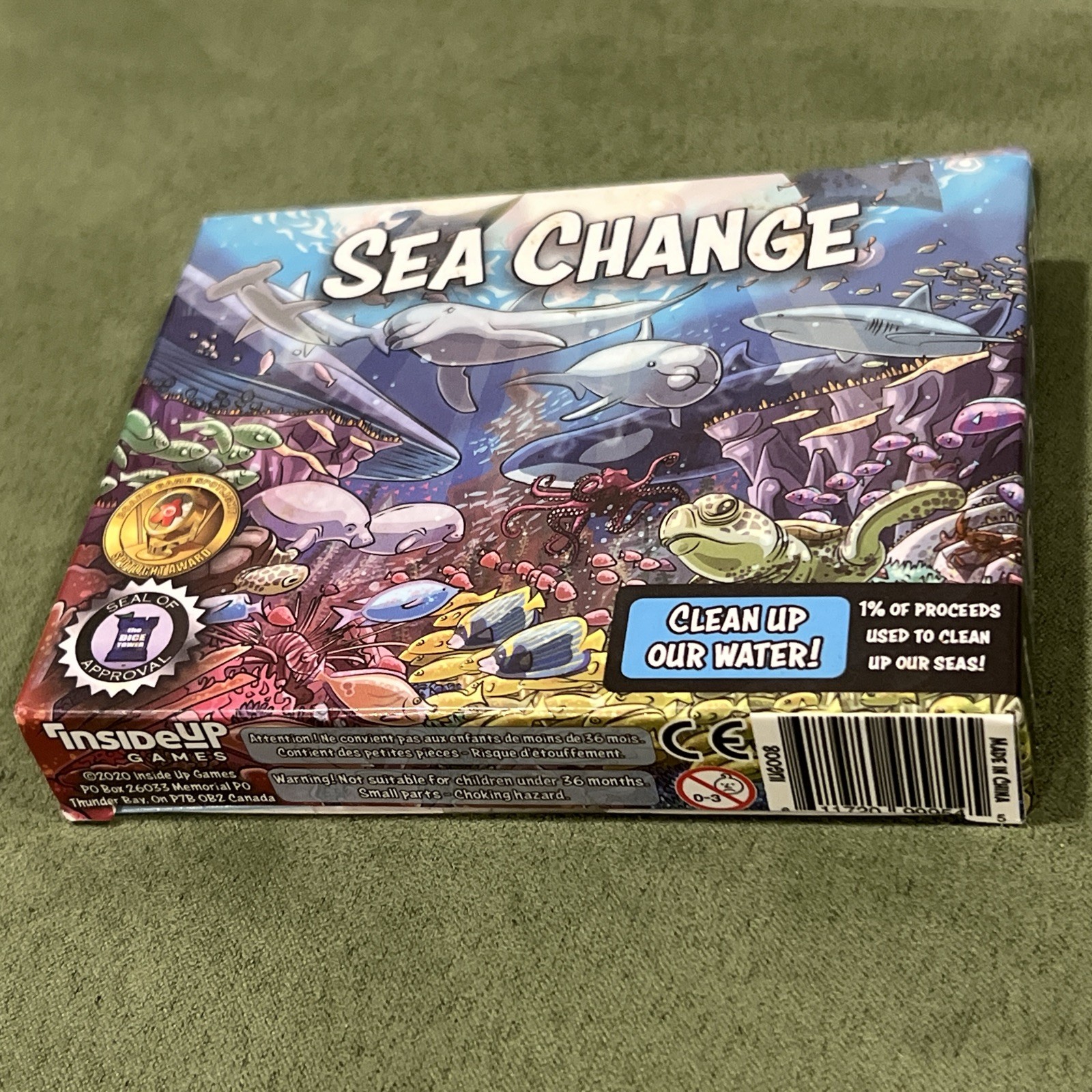 Inside Up Games Board Game Sea Change Box New