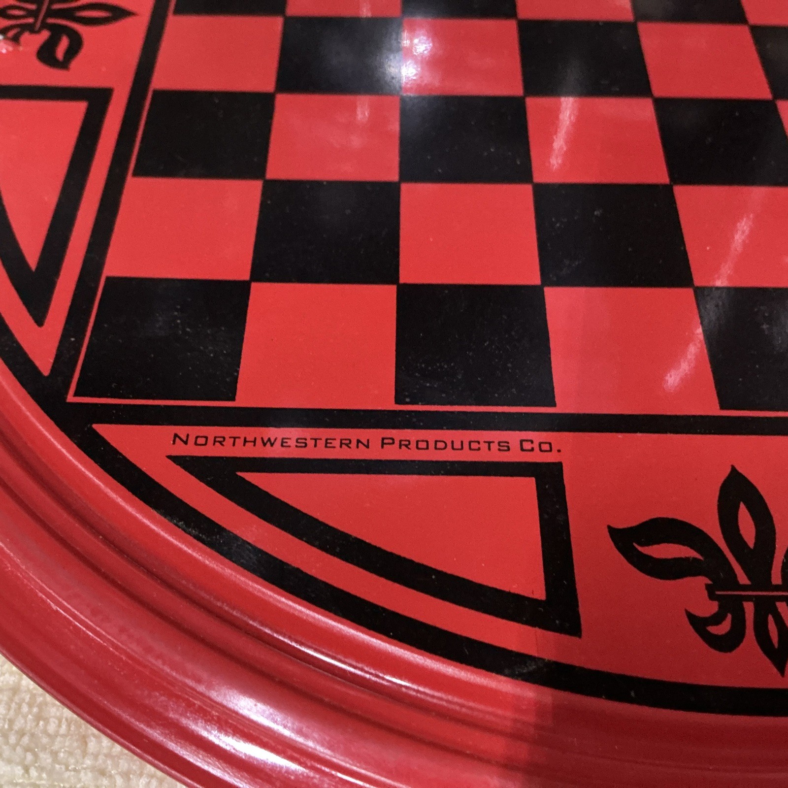 Vintage San Loo Junior Chinese Checkers Tin Litho Board Northwestern Products
