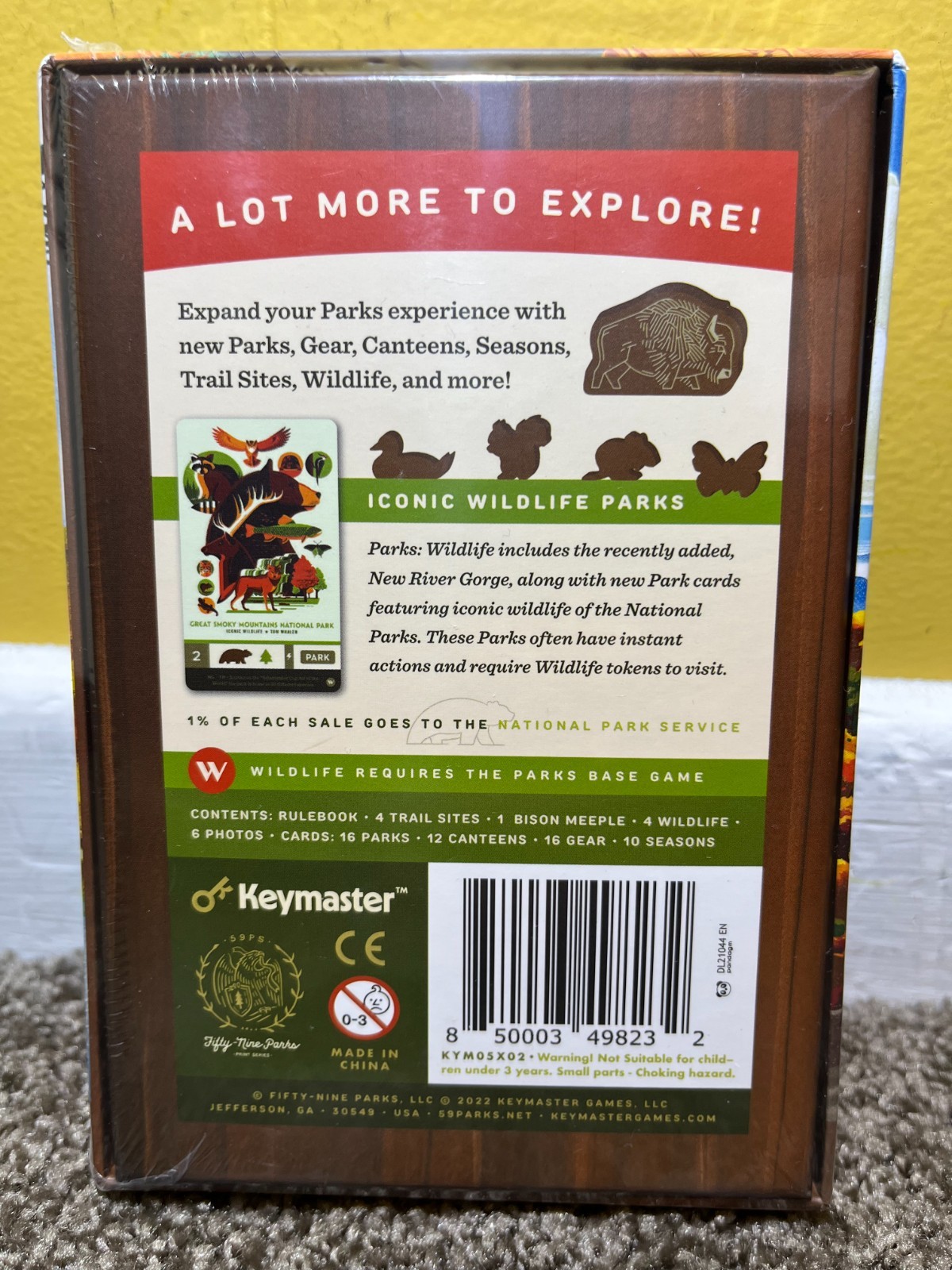 Keymaster Games: PARKS Board Game 1st Ed + Nightfall & Wildlife Expansions (NIS)