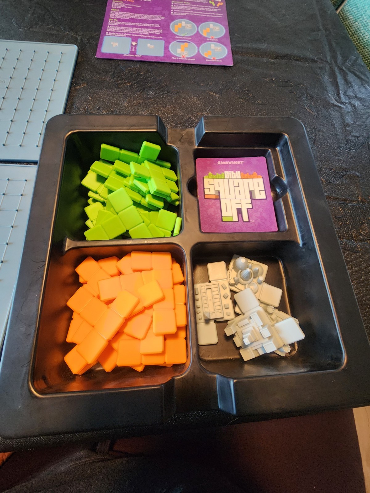 City Square Off Board Game Plan To Win 2011 Gamewright Complete!