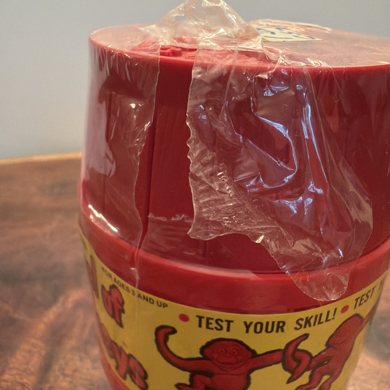 Vtg 1970 Lakeside Games Barrel of Monkeys #8312 Red Leisure Dynamics Sealed NOS