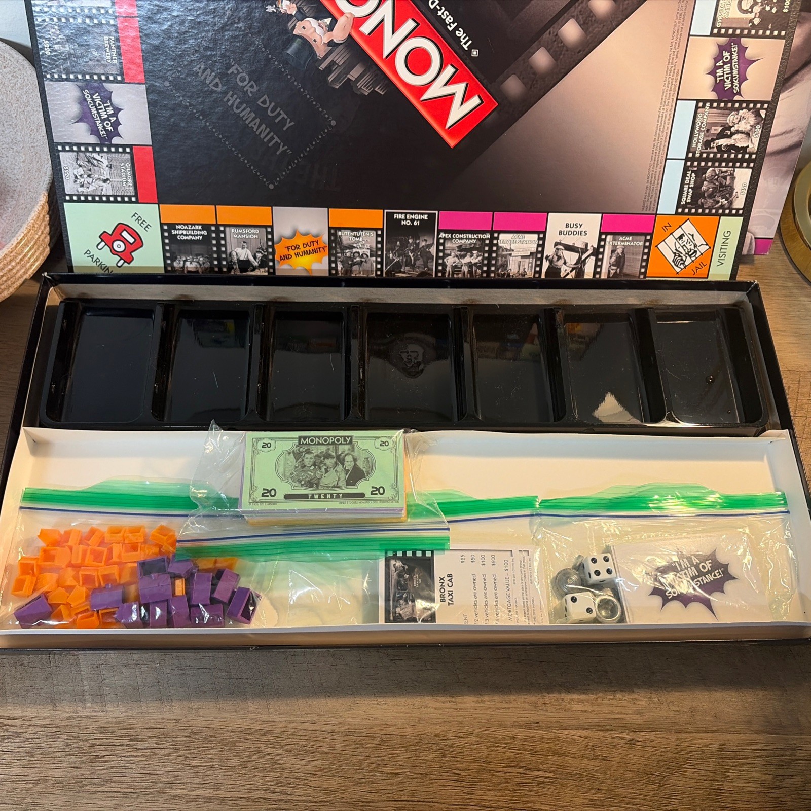 Monopoly ~ The Three Stooges ~ Collector’s Edition Complete 2011