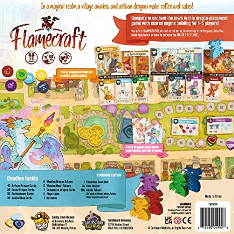 Lucky Duck Games: Flamecraft – Board Game