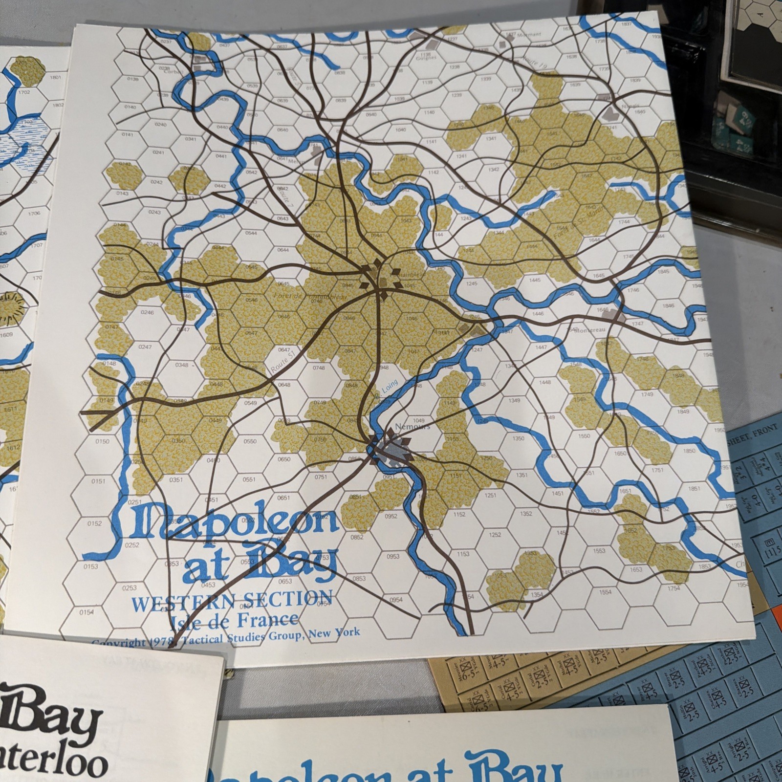 1814 Napoleon at Bay: Prelude to Waterloo Wargame, Tactical Study Group Unpunche