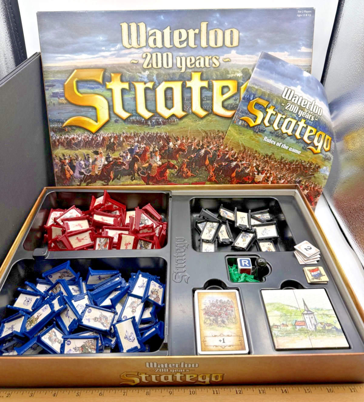 Stratego Waterloo 200 Years Board Game – 100% Complete – Unplayed