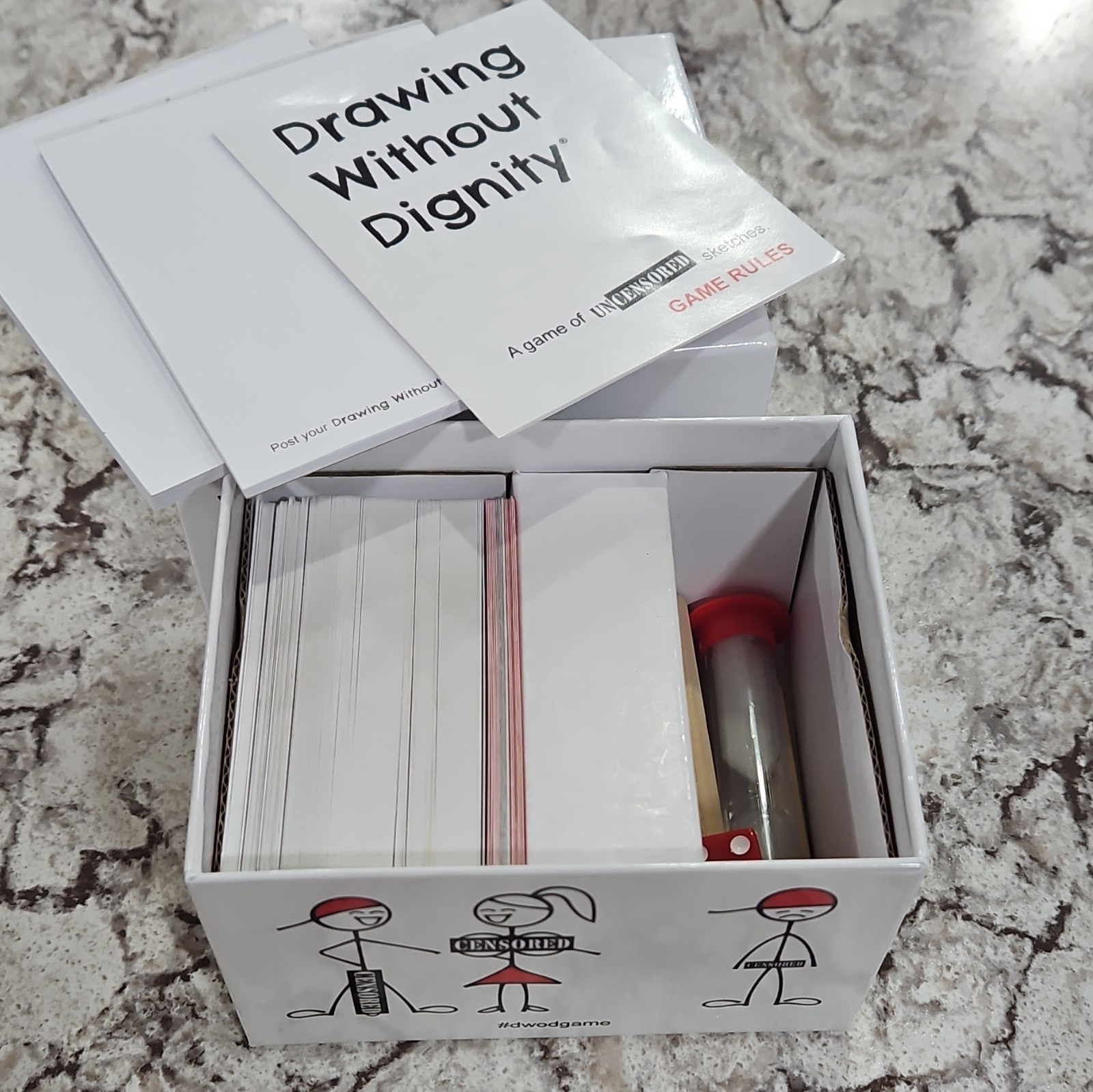 TwoPointOh Games Drawing Without Dignity Adult Humor Party Game 17+ Timer 4+