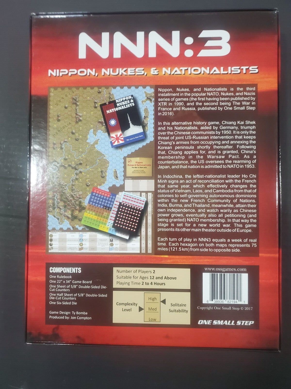 ONE SMALL STEP GAMES NNN:3 NIPPON NUKES NATIONALISTS COMPLETE UNPUNCHED