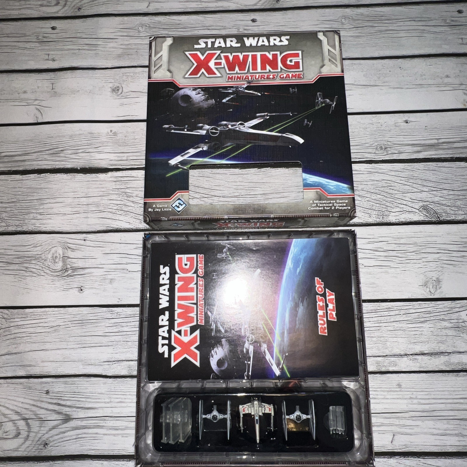 Star Wars X-Wing Miniatures Board Game Tactical Space Combat Core Set COMPLETE!