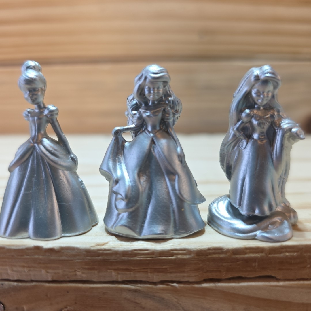 Monopoly Disney Princess Edition 4 Replacement Princess Replacement Tokens/Pcs.