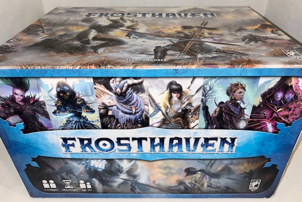 2024 Cephalofair Games Frosthaven Kickstarter RPG Board Game NIB.Light Box Wear!